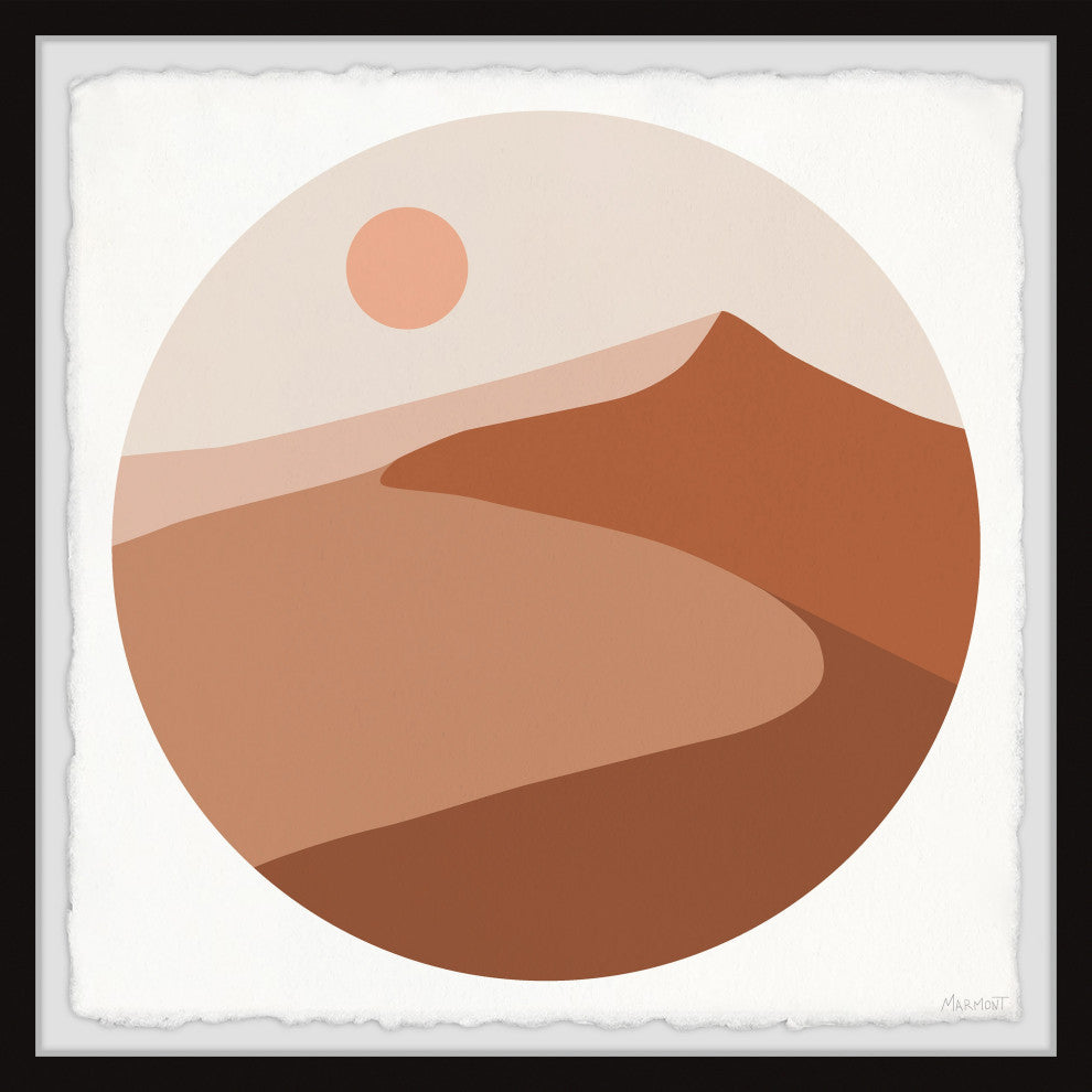 "Into the Desert" Framed Painting Print, 24x24