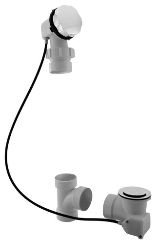 Ball Joint Head PVC Cable Drive BW&O, Powdercoated White