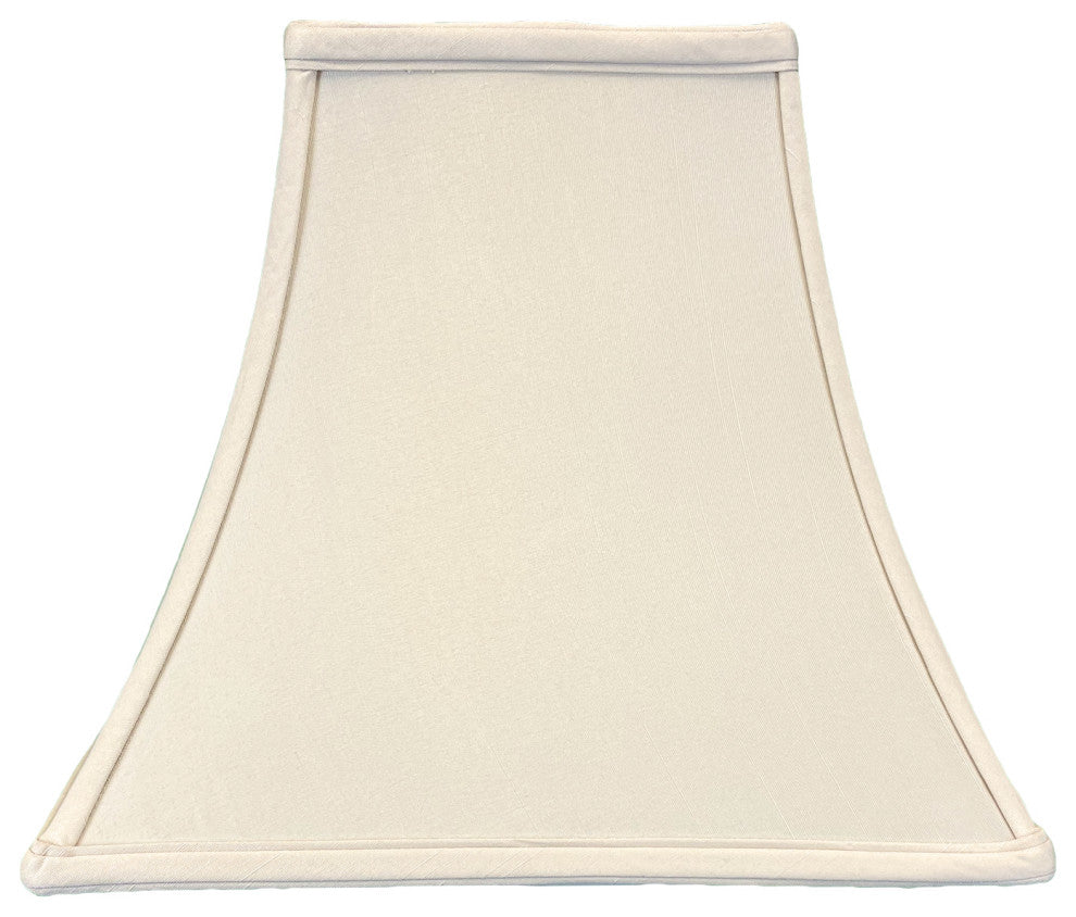 Royal Designs Square Bell Lamp Shade, Beige, 5x10x9, Set of 2
