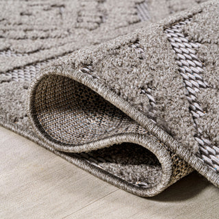 Citta High-Low Pile Mediterranean Tile Indoor/Outdoor Runner Rug