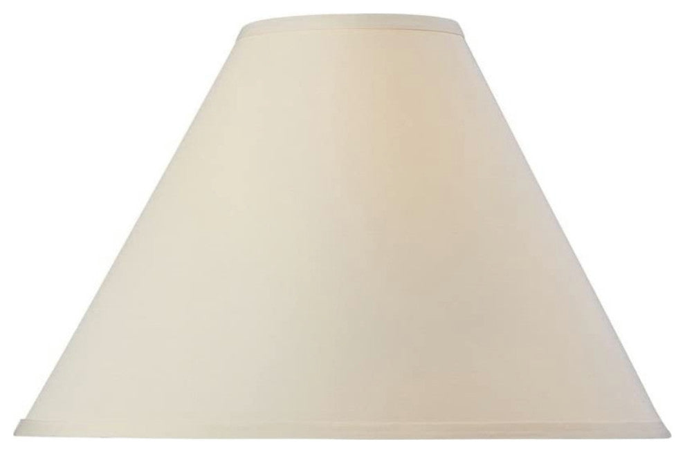 6x18x13 Creme Brulee Eggshell Empire Hard Back Lamp Shade