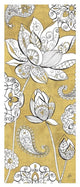 "Color my World Lotus III Gold" Print by Daphne Brissonnet, 32"x77"