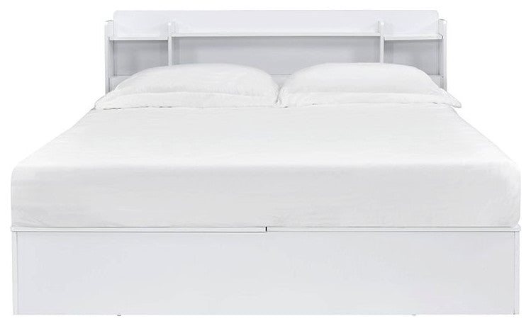 ACME Queen Bed With Storage, White Finish
