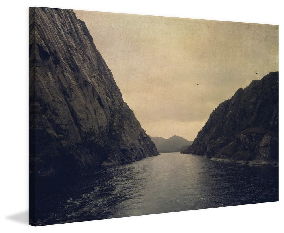 "Follow Your Heart" Print on Canvas by Ingrid Beddoes