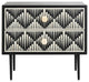 Safavieh Couture Tessie Bone Inlay Nightstand Black