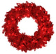 Vickerman 36" Flocked Red Fir Wreath 260T, K168136