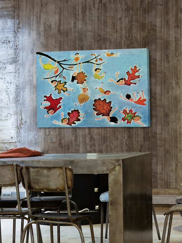 "Autumn" Painting Print on Canvas by Curtis