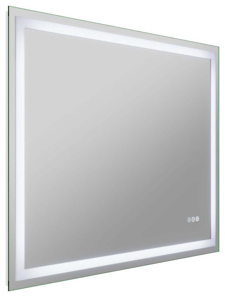 ANZZI 32" x 40" LED Front Lighting Bathroom Mirror With Defogger
