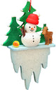 Christian Ulbricht Ornament- Snowman On Icicle