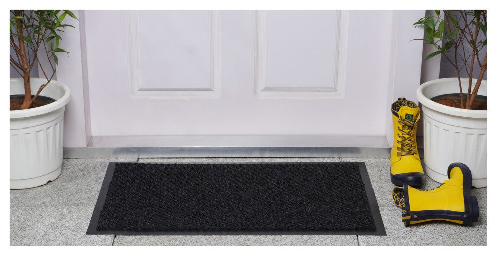 Calloway Mills Grey York Walk Off Doormat, 24"x36"