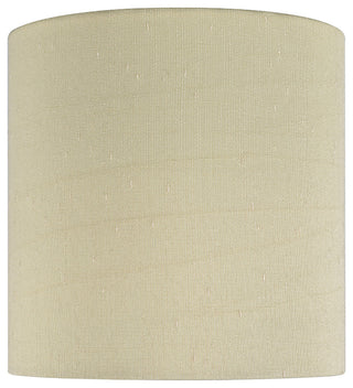 31004 Hardback Drum Shape Spider Lamp Shade, Gold, 8" wide, 8"x8"x8"