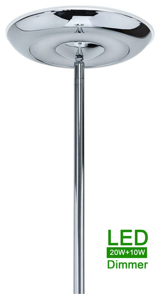 UFO  30W High Bright Up and Down Dimmable LED Torchiere Floor Lamp