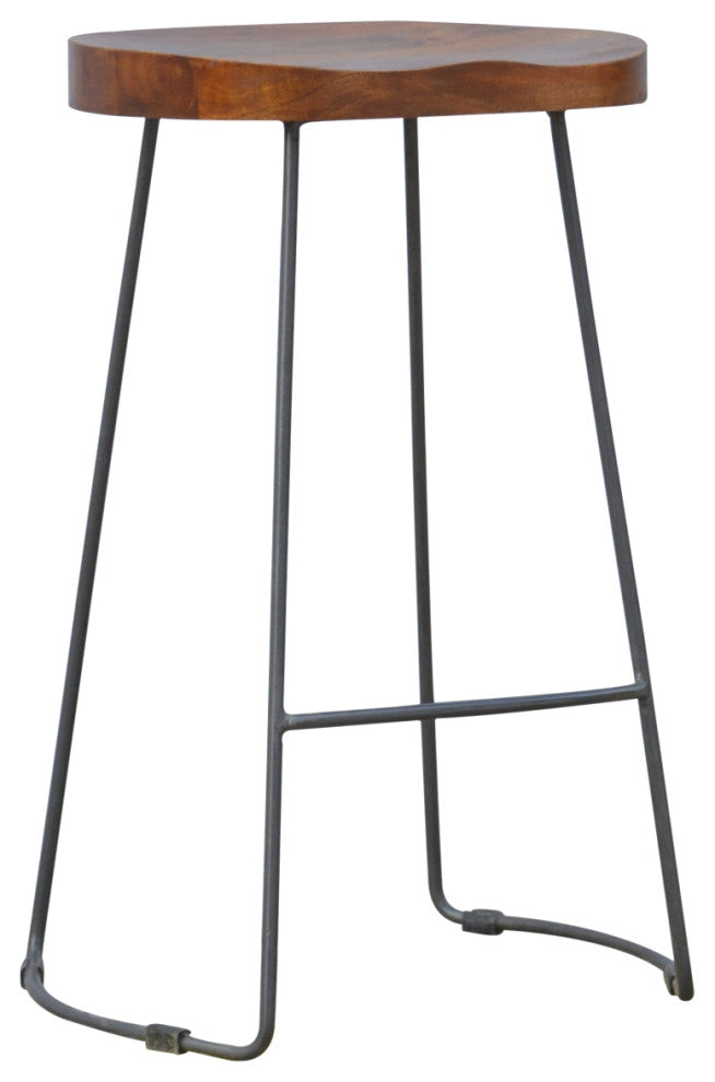 Industrial Chunky Bar Stool