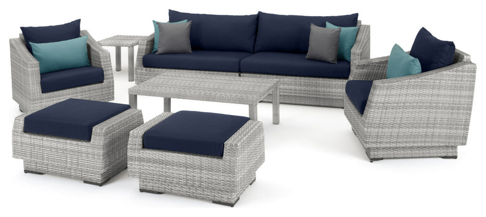 RST Brands Cannes Outdoor Patio Sofa and Club Chair - Thumbnail 5