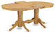 Vanc7-Oak-W 7-Piece Dining Room Set Dining Table With Leaf And 6 Dining Chairs