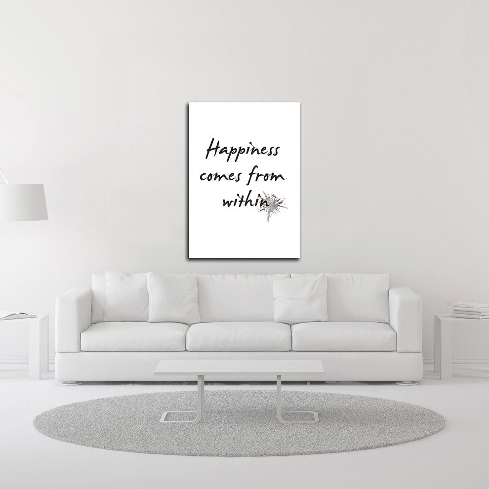Happiness by Design Fabrikken, Print on Canvas, 30"x42"