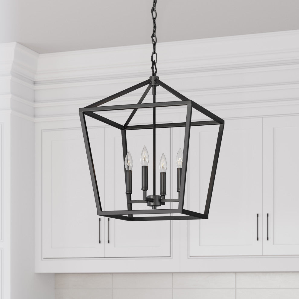 Millennium Lighting Corona Pendant, Matte Black