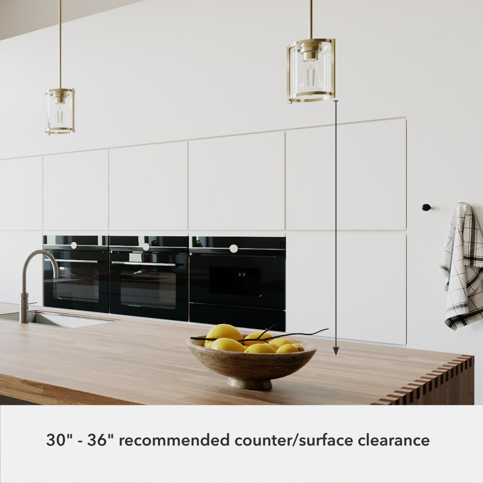 Astwood Alturas Gold 1 Light Pendant Ceiling Light Fixture