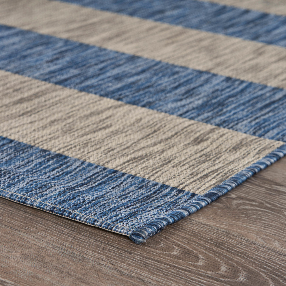 Coastal Stripes Indoor/Outdoor Rug, 5'x7'