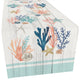 Laural Home Coastal Reef 13" X 72" Table Runner