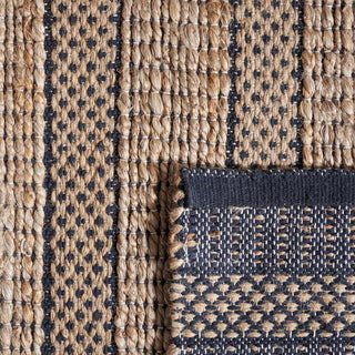 Safavieh Natural Fiber Collection NFB654Z Rug, Black/Natural, 8' x 10'