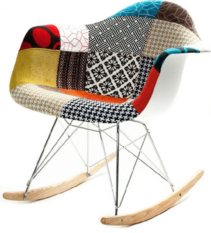 Classics Patterned Rocker Arm Chair