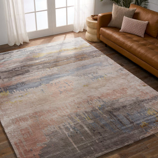 Jaipur Living Benna Handmade Blush/Light Blue Rug, 5'x8'