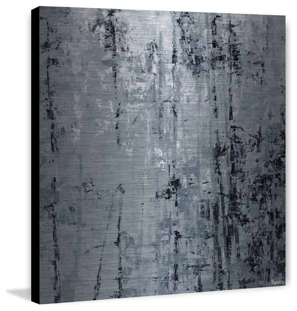 "Forest Shadow II" Painting Print on Brushed Aluminum, 18"x18"