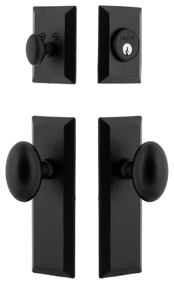 Ageless Iron Keep Plate Combo Pack Aeg Knob, Black Iron