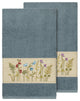 Serenity 2-Piece Embellished Bath Towel Set, Teal