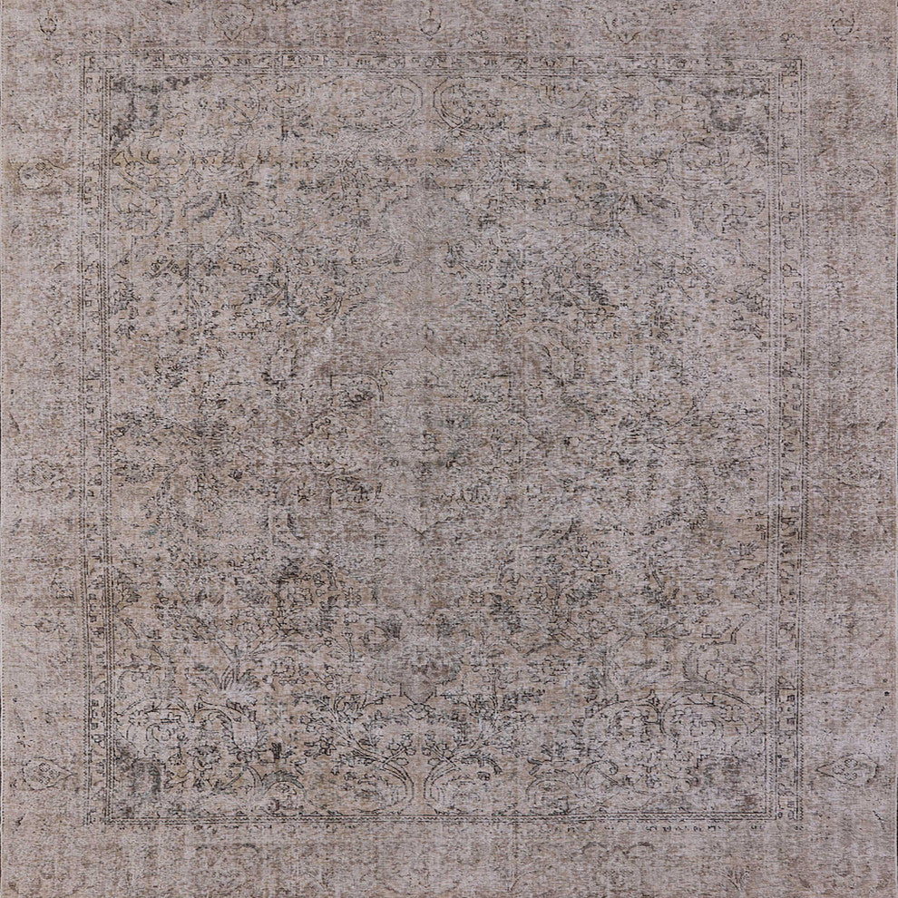 Ahgly Company Indoor Square Mid-Century Modern Area Rugs, 3' Square