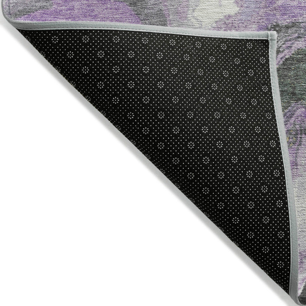 Machine Washable Indoor/Outdoor Chantille ACN1908 Violet 2'3" x 7'6" Runner Rug