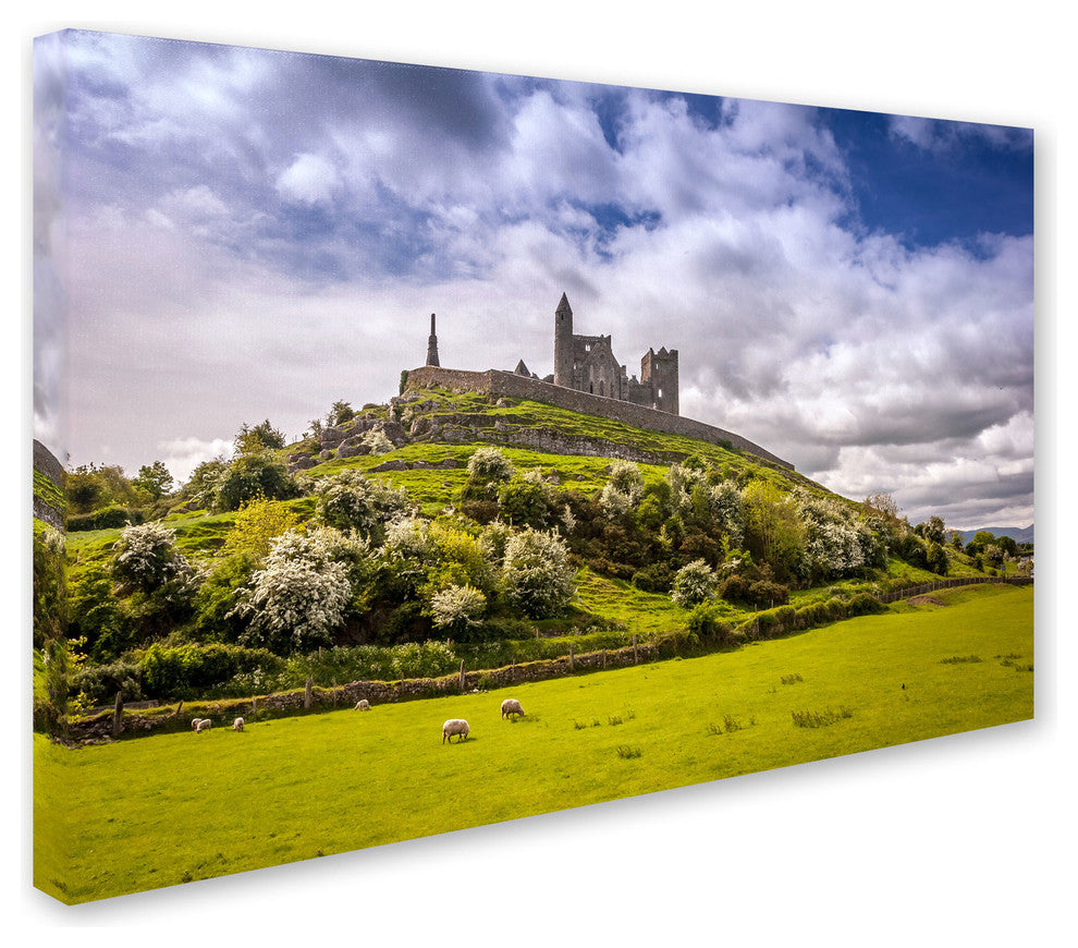 ''Rock Of Cashel Ireland'' Canvas Art by Pierre Leclerc