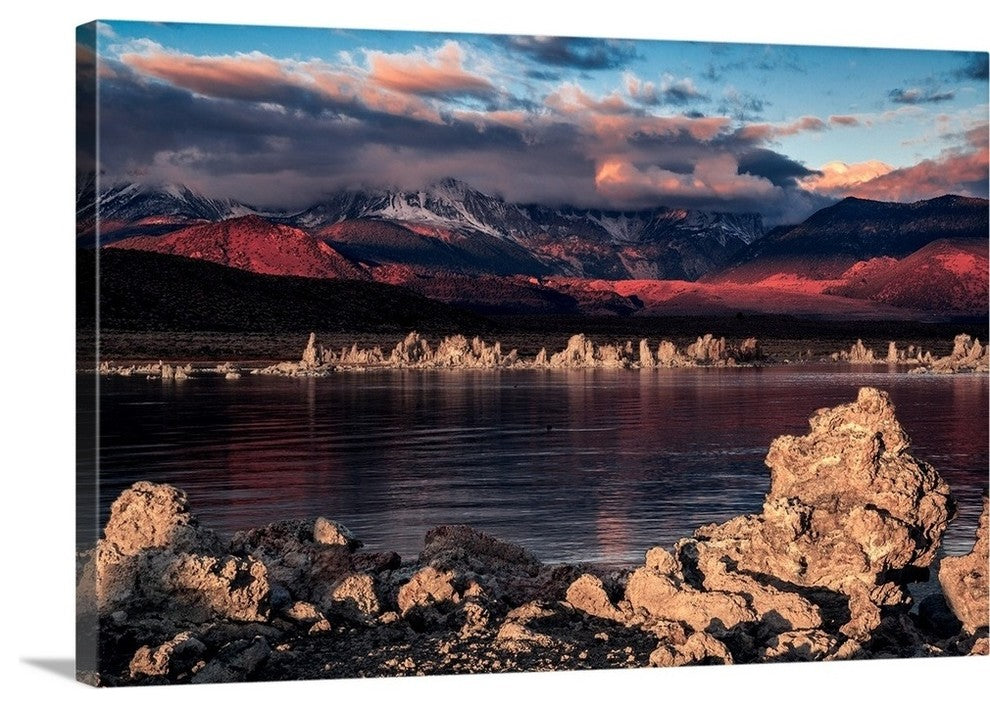"Mono Lake Sunrise" Wrapped Canvas Art Print, 48"x32"x1.5"
