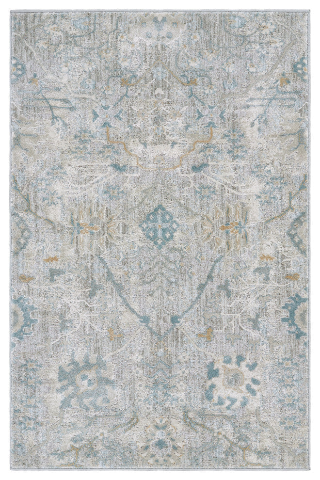 Brunswick BWK-2315 Traditional Gray 6'7" Round Area Rug