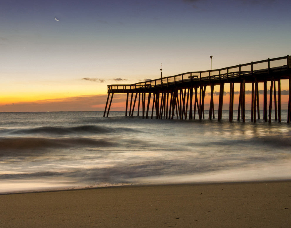 Motion of the Ocean Landscape Photo, Beach Unframed Wall Art Print, 24" X 36"