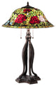 Meyda Lighting 228817 30" High Tiffany Rosebush Table Lamp