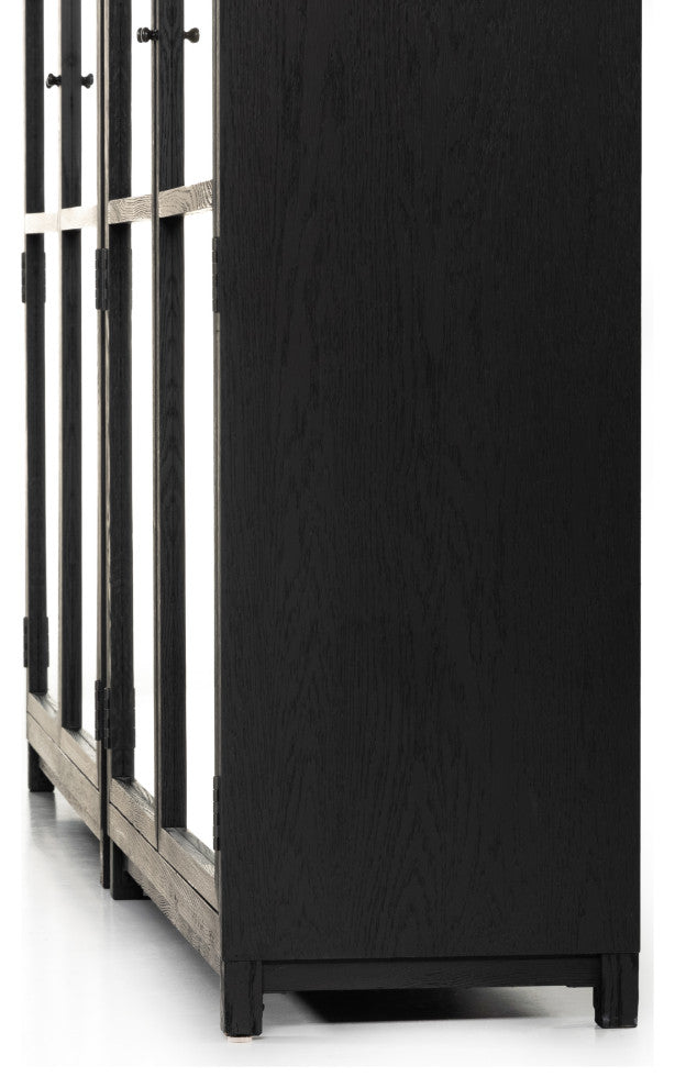 Millie Double Cabinet-Matte Black
