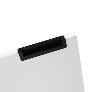 30" Wall Mounted Bath Vanity Set, White, Integrated Resin Sink