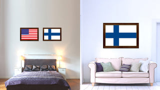 Finland Country Flag Canvas Print, 21"x30"