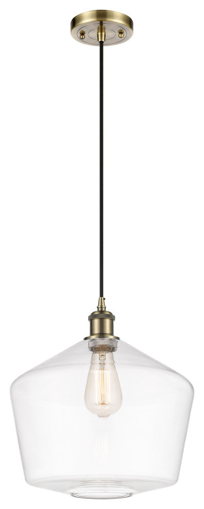 Innovations 516-1P-AB-G652-12 1-Light Mini Pendant Antique Brass