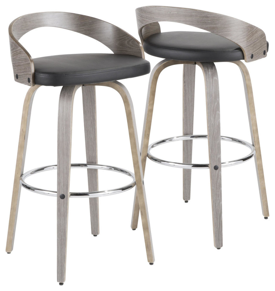 Grotto 30" Fixed Height Barstool, Set of 2