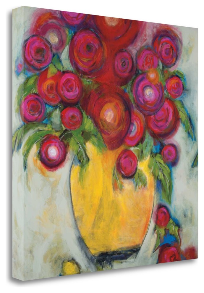 "Keya's Bouquet" By Georgia Eider, Giclee Print on Gallery Wrap Canvas