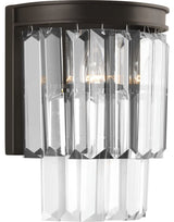 Glimmer Collection 2-Light Wall Sconce, Antique Bronze