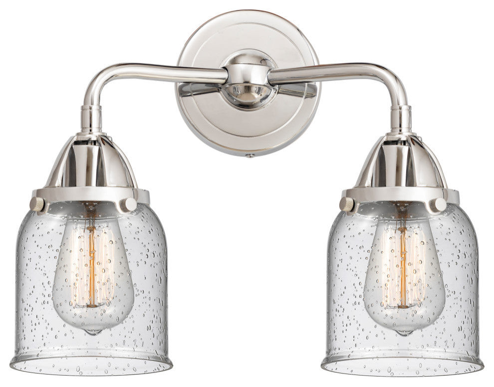 Small Bell Bath Vanity Light, Polished Chrome, Seedy, Seedy