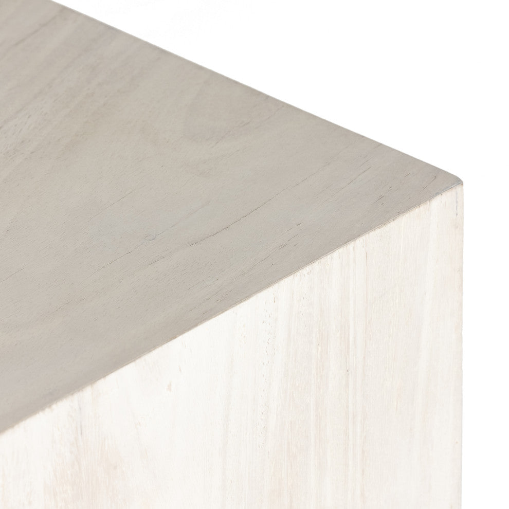 Fausto Console Table-Bleached Guanacaste