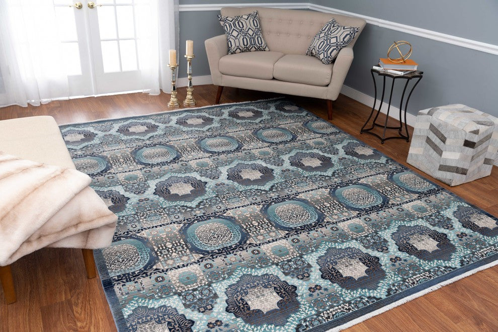 Noori Rug Latif Evonne Blue/Grey Rug