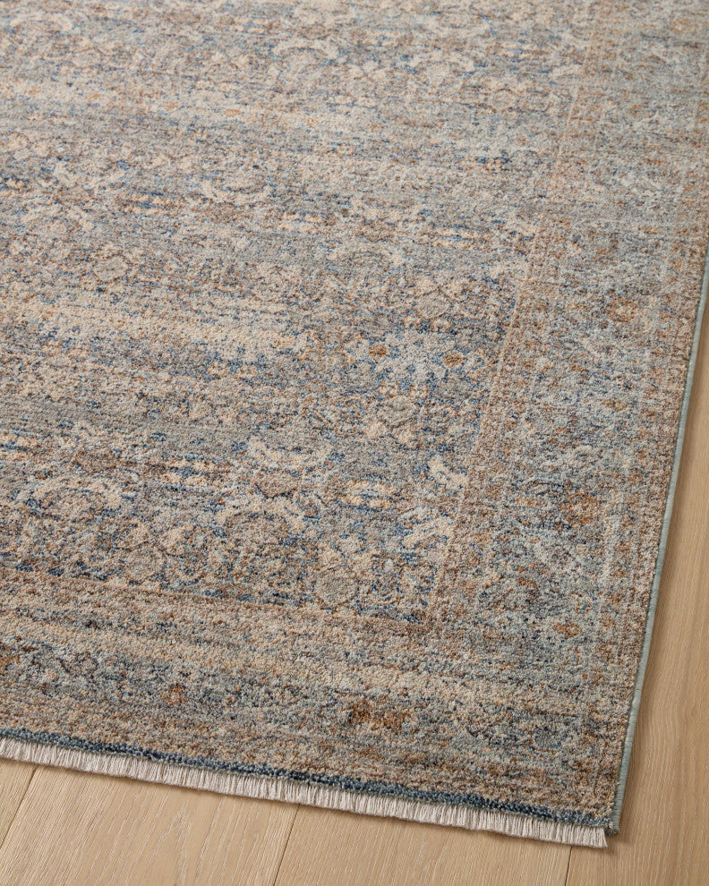Angela Rose x Loloi Blake Ocean / Mocha 2'-7" x 10'-0" Runner Rug