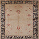 Ahgly Company Indoor Square Mid-Century Modern Area Rugs, 7' Square