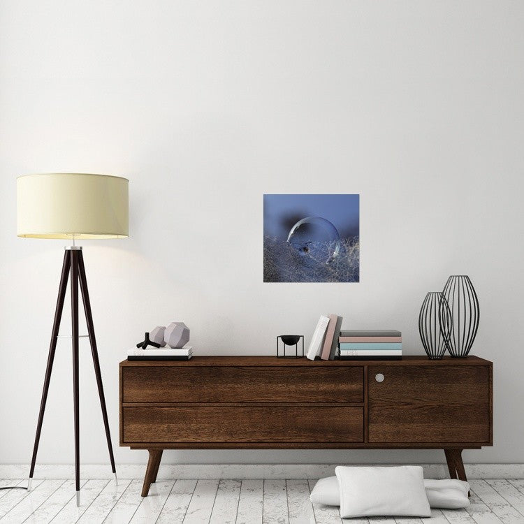 "Blue Bubble Morning" Stretched Canvas Giclee by Kent Mathiesen, 22"x20"